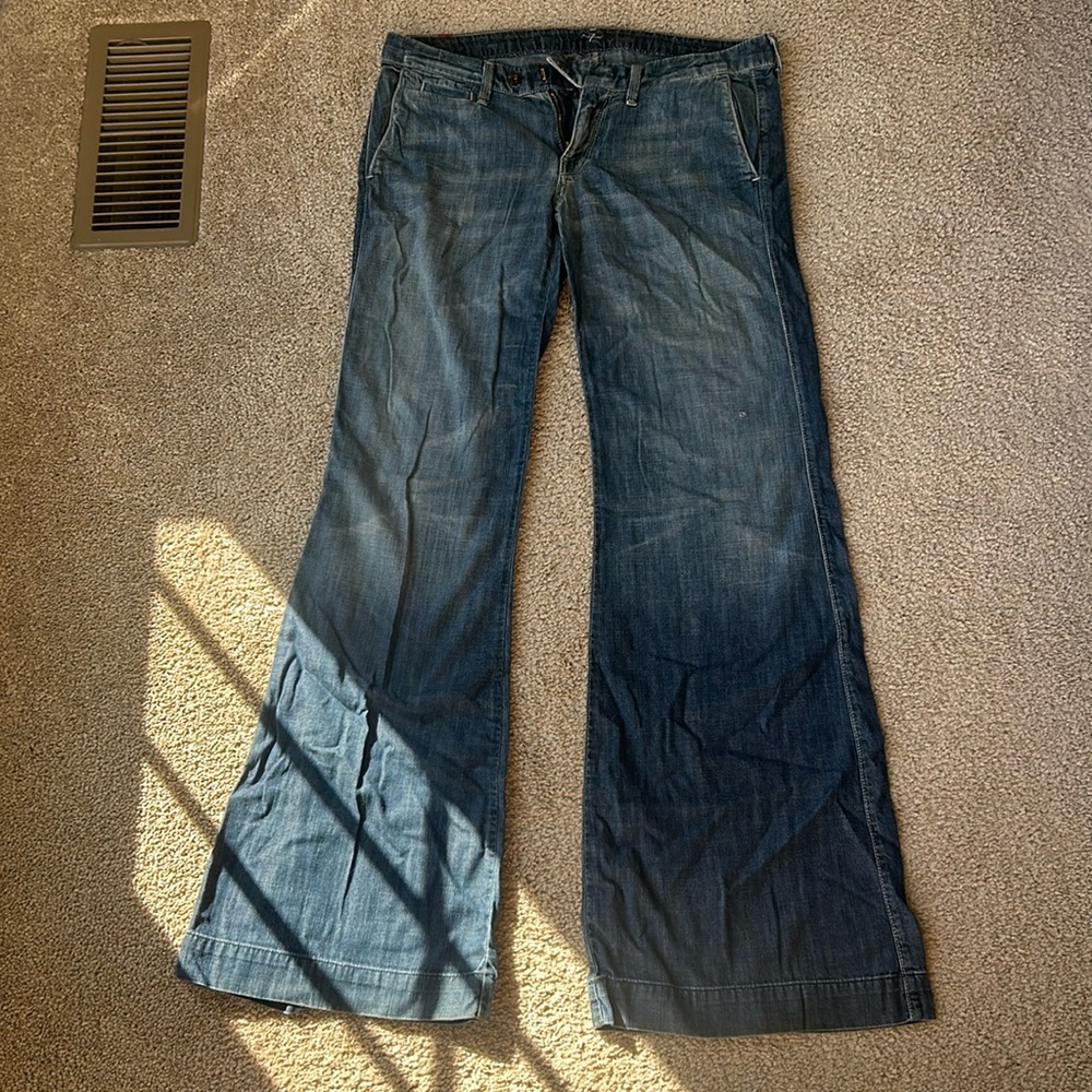 Seven wide leg jeans